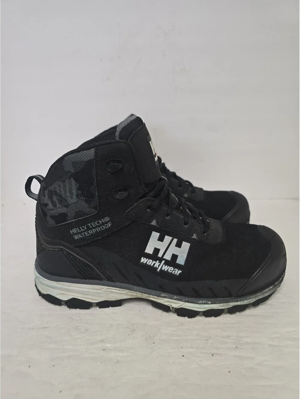 Helly Hansen Men's Mid Alum Toe Comp Plate Hiker Boots HHS241010 Black Size 7.5M